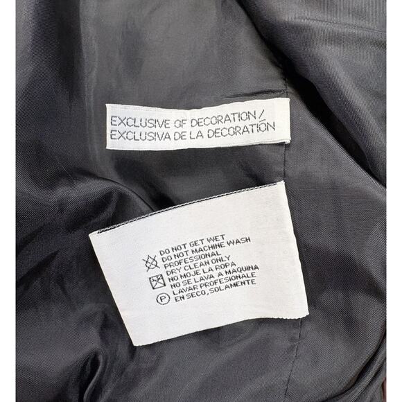 Vintage 90s Chevrolet Racing NASCAR Bomber Jacket Child 8/10 Black Essex Chevy - Picture 9 of 10